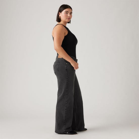 Women's Levis Low Rise Wide Leg Jeans in Wish Me Luck - Image 3