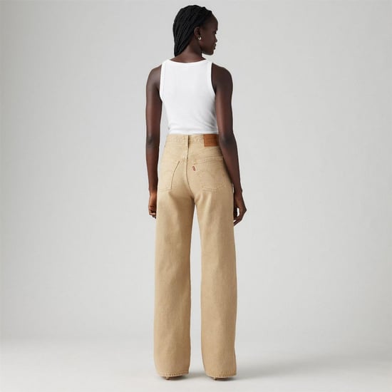 Women's Levis Ribcge Wide lg in Scrp Travertine - Image 3