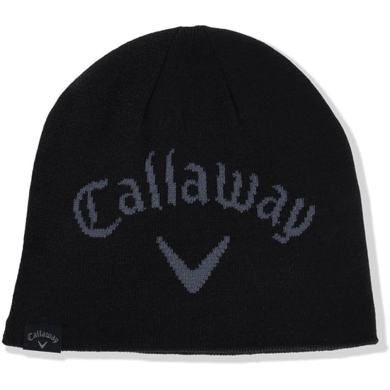 Accessories Callaway Reverse Wordmark Beanie with Logo in Black - Image 2