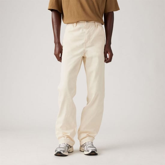Men's Levis Mid Rise Carpenter Jeans in Ecru Greige - Image 2