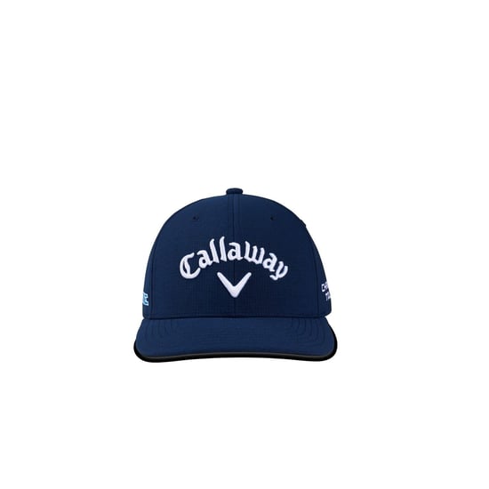 Accessories Callaway Wordmark Logo Pre Curved Brim Cap in Navy/White - Image 1