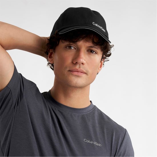 Accessories Calvin Klein Golf G Lettering Curved Brim Dad Cap in Black - Image 3
