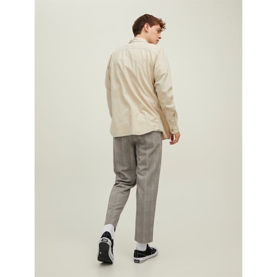 Men's Jack and Jones Billcapri Casual Chinos Pants in Crockery - Image 3