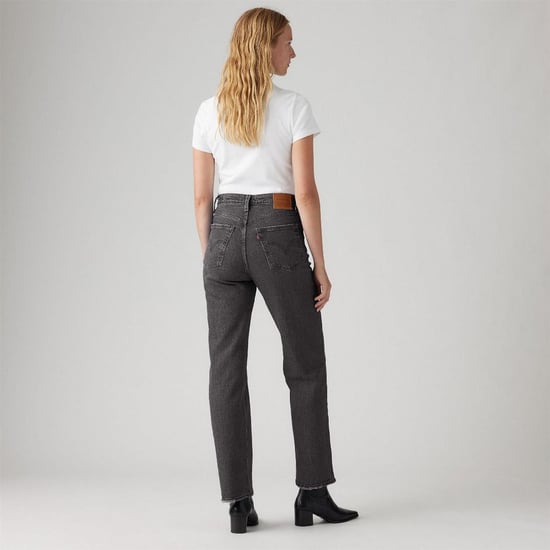Women's Levis Ribcage Straight Ankle Noe Dar in Well Worn - Image 4
