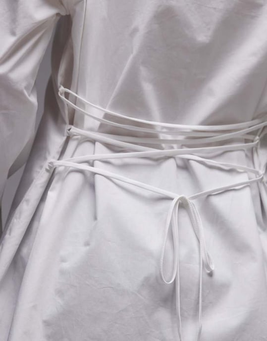 Nia jules tailored shirt in white - Image 2