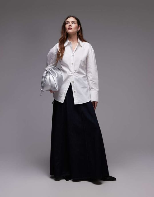 Nia jules tailored shirt in white - Image 3
