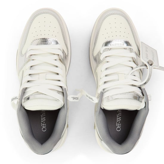 Women's Off White Outofoffice Mir Low Top Trainers in White/Silver - Image 4