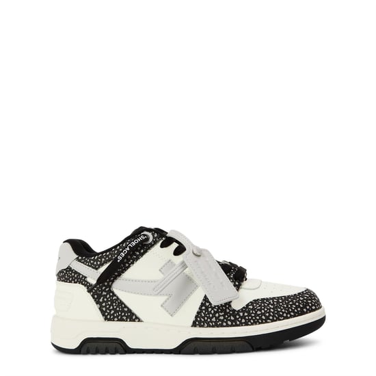 Women's Off White Out Of Office Low Top Trainers in White/Grey - Image 1