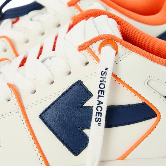 Women's Off White Outofoffice Oln Low Top Trainers in Orange/Purple - Image 3