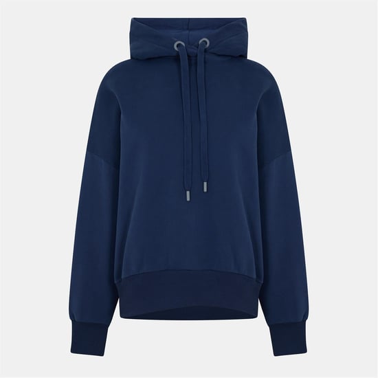 Women's Head Motion Hooded Neck Long Sleeve Sweatshirt in Blue - Image 1