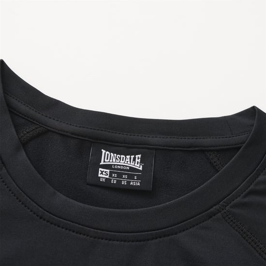 Men's lonsdale Neckline T-Shirts in Black - Image 4