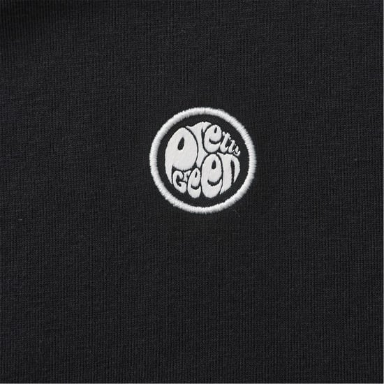 Men's Pretty Green Regular Fit Crew Neck T-Shirt in Black - Image 4