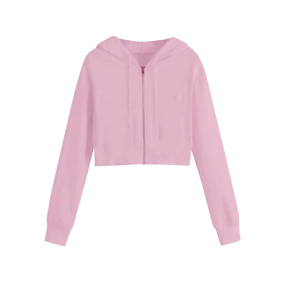 Women's Miso Cropped Hoodie in Pink - Image 1