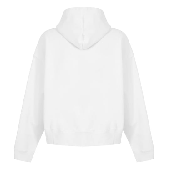 Men's Palm Angels Hoody in White Red - Image 2