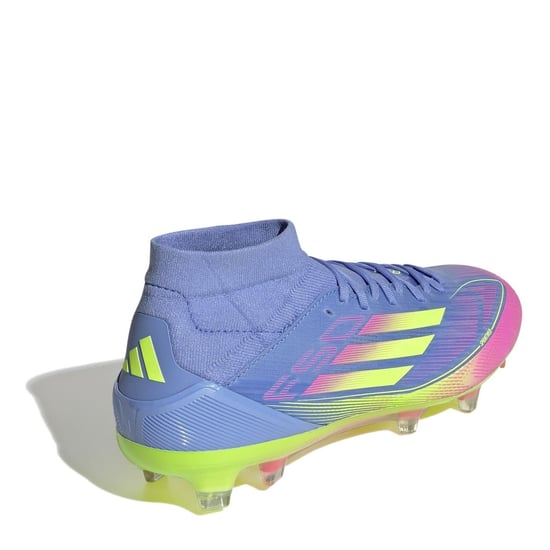 Accessories adidas F50 Pro Firm Ground Football Boots in Blue/Lemon/Pink - Image 4