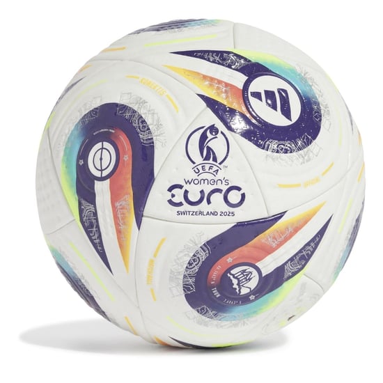 Accessories adidas Euros Pro Ball 2025 Adults in White/Purple - Image 2