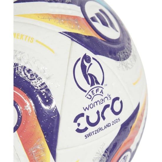 Accessories adidas Euros Pro Ball 2025 Adults in White/Purple - Image 3