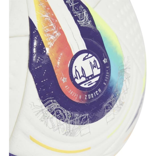 Accessories adidas Euros Pro Ball 2025 Adults in White/Purple - Image 4