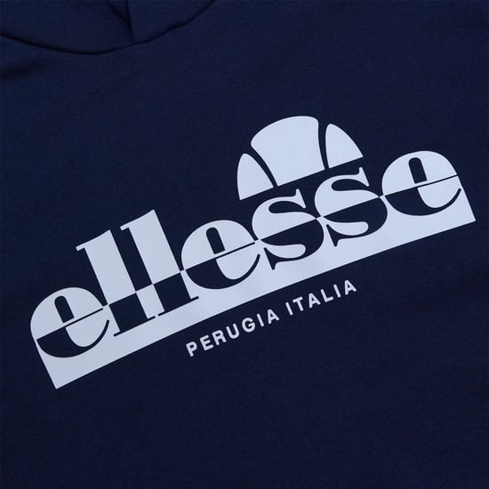 Men's Ellesse Overhead Hoodie in Navy - Image 3