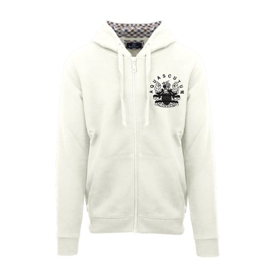 Men's Aquascutum Zp + Hoody S in Butter - Image 1