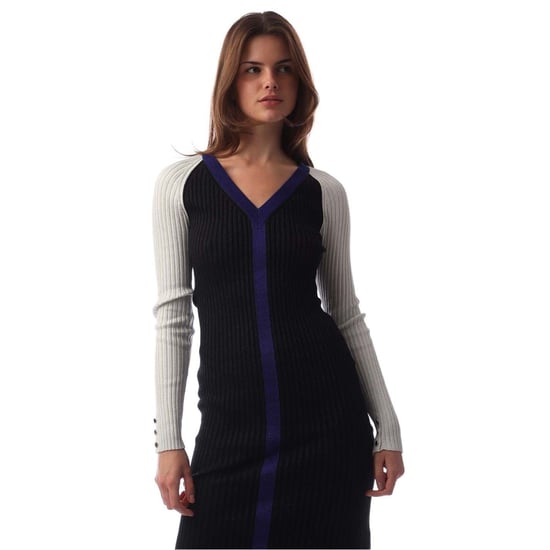 Women's Boss Long Sleeve Knitted Bodycon Dress in Open Misc - Image 2