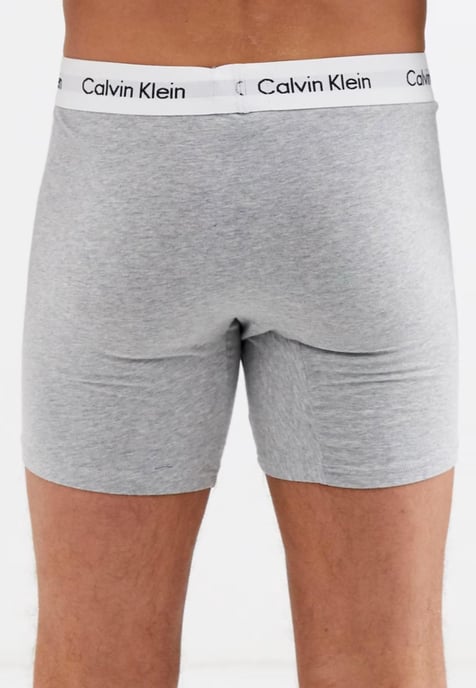 Calvin Klein Mens 3 Pack Boxer Briefs - Mid Rise - Multicoloured - Image 3