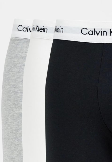 Calvin Klein Mens 3 Pack Boxer Briefs - Mid Rise - Multicoloured - Image 4