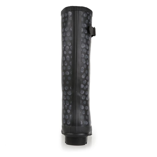 Women's Regatta Lady Fairweath Polka Dot Rain Boots in BlkAnimalPrt - Image 4