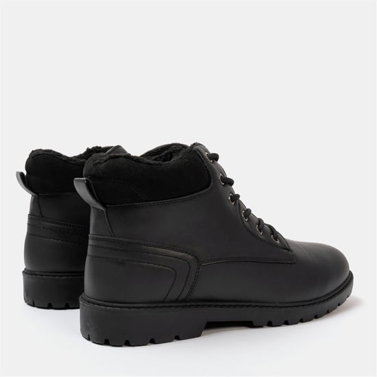Men's Nicholas Deakins Casual Ankle Boots in Thick Fur - Image 4