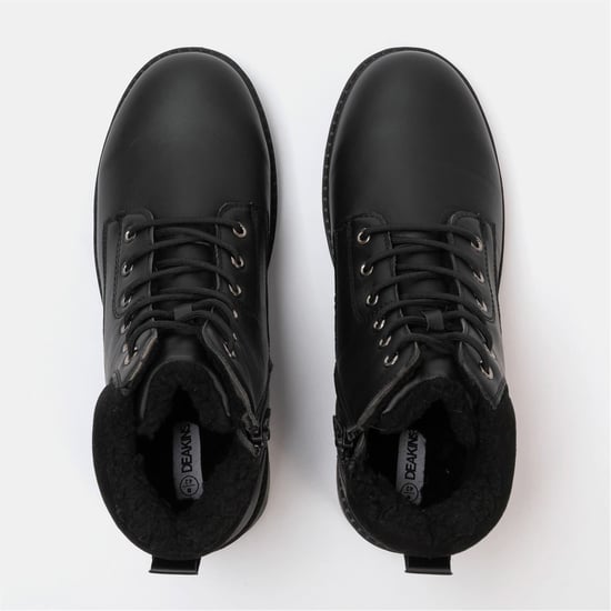 Men's Nicholas Deakins Casual Ankle Boots in Thick Fur - Image 6