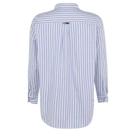 Women's Tommy Jeans Jeans Classic Stripe Shirt in Navy & White - Image 2
