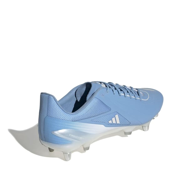 Men's adidas Adizero Rs15 Ultimate Soft Ground Rugby Boots in Blue/White - Image 4
