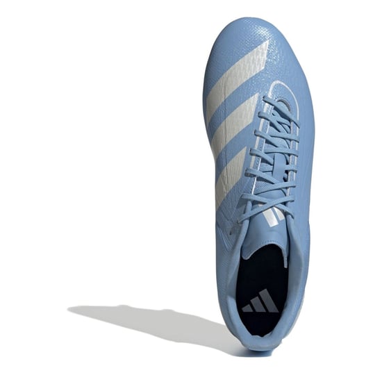 Men's adidas Adizero Rs15 Ultimate Soft Ground Rugby Boots in Blue/White - Image 5