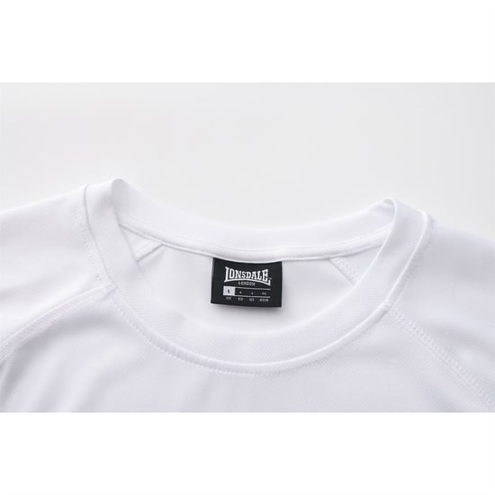 Men's lonsdale Neckline T-Shirts in White - Image 4