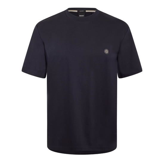 Men's Boss Hbb C Taut Minimalist Design T-Shirt in Dark Blue - Image 1