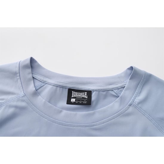 Men's lonsdale Neckline T-Shirts in Light Blue - Image 4