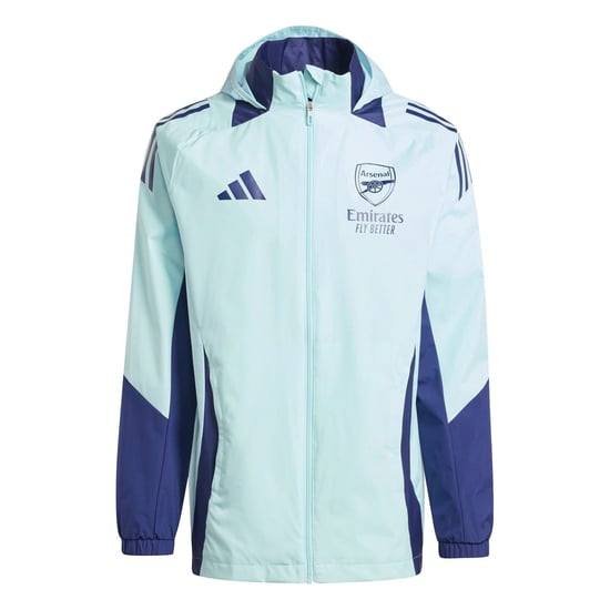 Men's adidas Arsenal All Weather Jacket 24 25 in Claqua - Image 1
