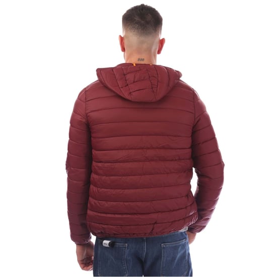 Men's Aquascutum Puffer Jacket in Bordeaux - Image 3