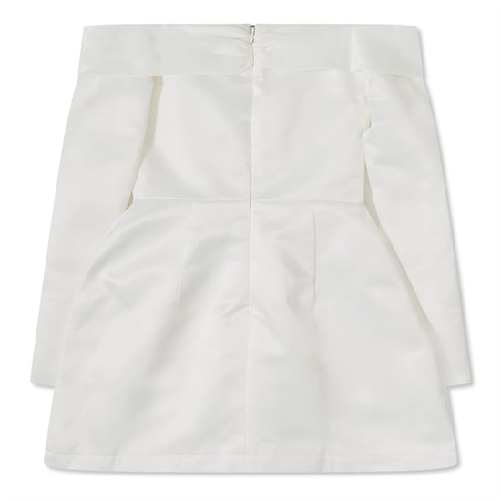 Women's Odd Muse Mus Satin Bardot Ld99 in White - Image 2