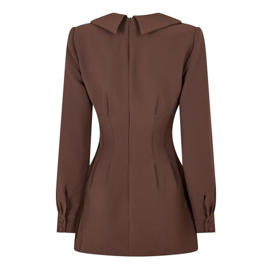 Women's Odd Muse Mus Satin Shift Ld99 in RBrown - Image 2