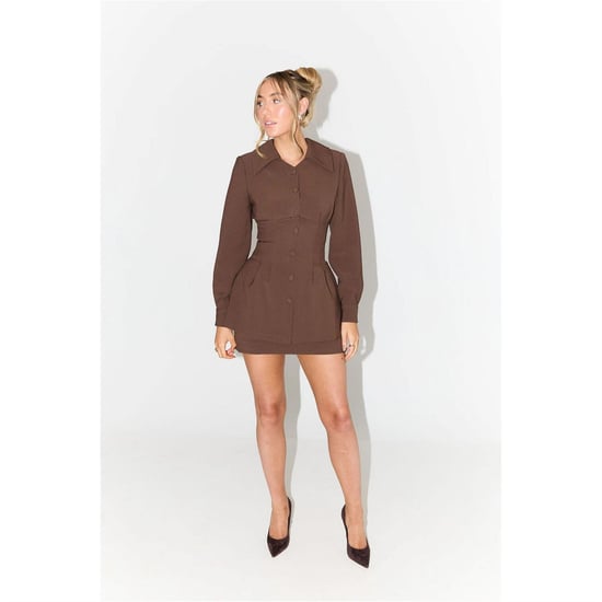 Women's Odd Muse Mus Satin Shift Ld99 in RBrown - Image 3
