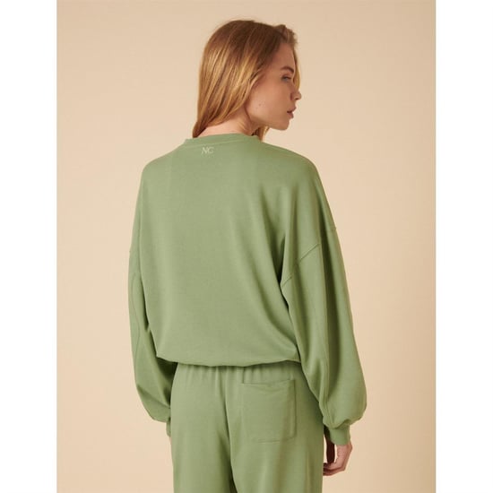 Women's Nobodys Child Drop Shldr Sweat in Green - Image 3