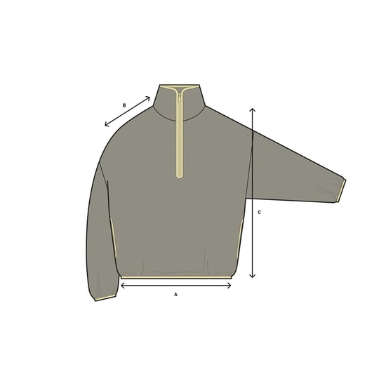Men's adidas Half Zip Performance Joggers in Sesame - Image 4