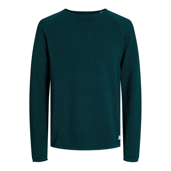 Men's Jack and Jones Regular Fit Long Sleeve Crew Neck Sweater in Deep Teal - Image 1