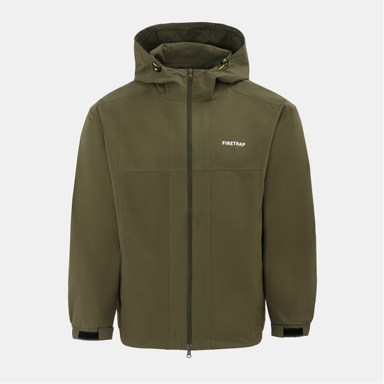 Men's Firetrap Light Weight Jacket in Army green - Image 1
