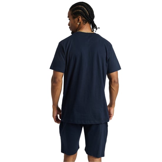 Men's Money Lounger Elasticated Short Twin Set in Navy - Image 3