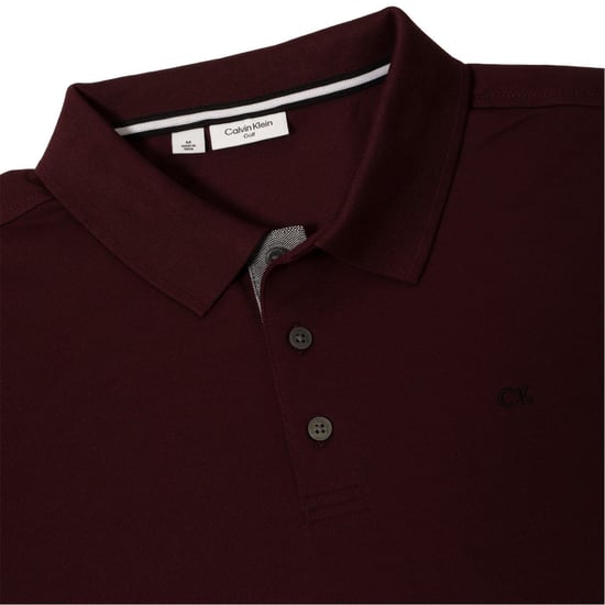 Men's Calvin Klein Golf G Qp Polo in Blackber - Image 3