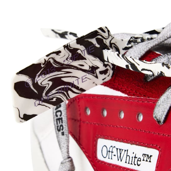 Men's Off White 5.0 Low Top Trainers in Wht/Red/Vintage - Image 3