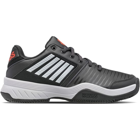 Men's K-Swiss Swis Court Exp hb in Limo/White/Red - Image 1