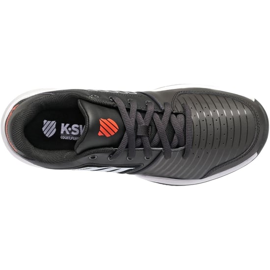 Men's K-Swiss Swis Court Exp hb in Limo/White/Red - Image 4